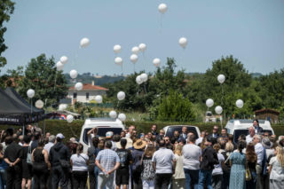 Pogrzeb 11-letniej Lyhanny we Francji