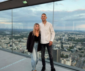 Bartłomiej Bołądź i jego żona Joanna Bołądź