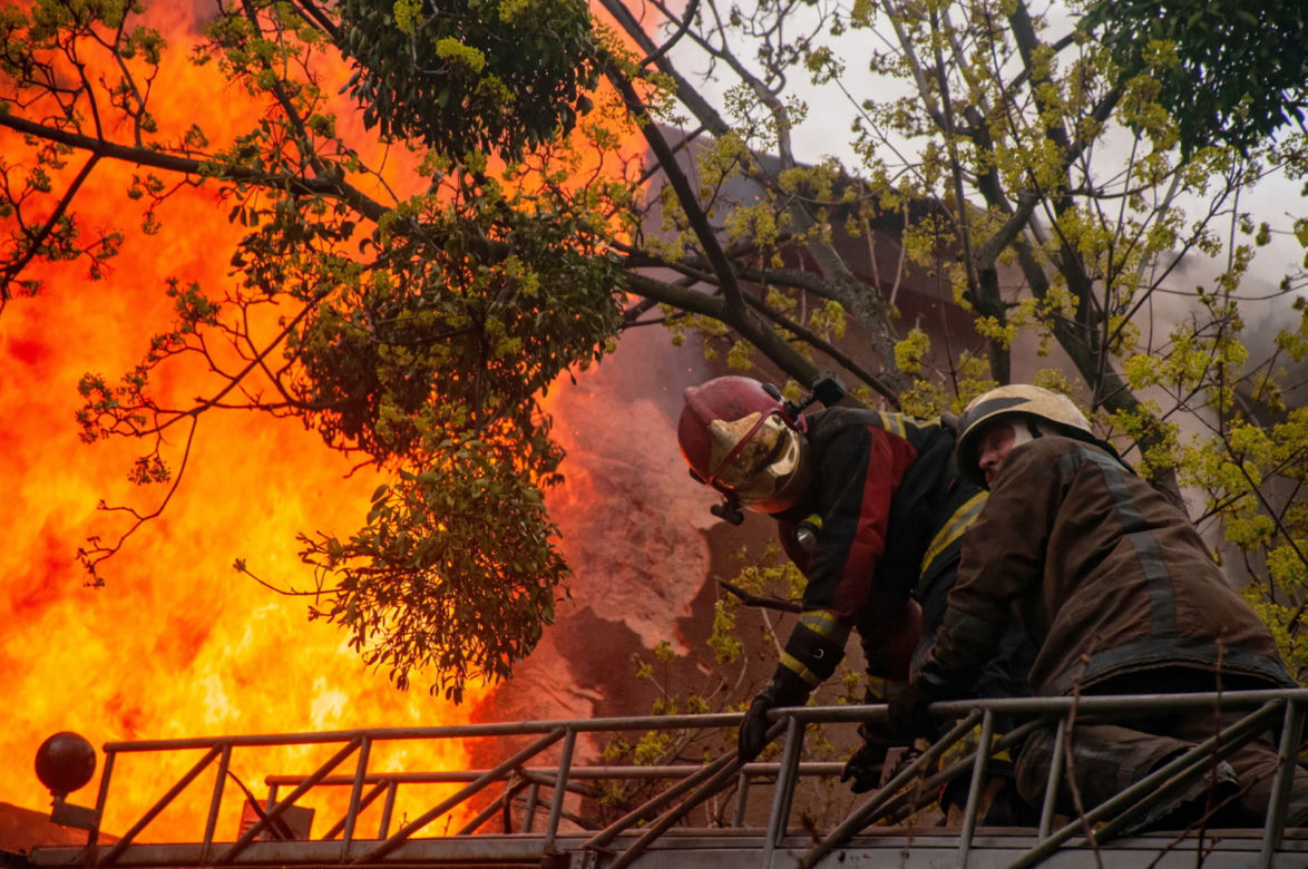 Ukraina. Ostrzał rakietowy miasta Charków
