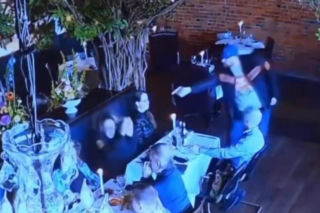 Chciał zabić żonę w restauracji! Kelner bohaterem