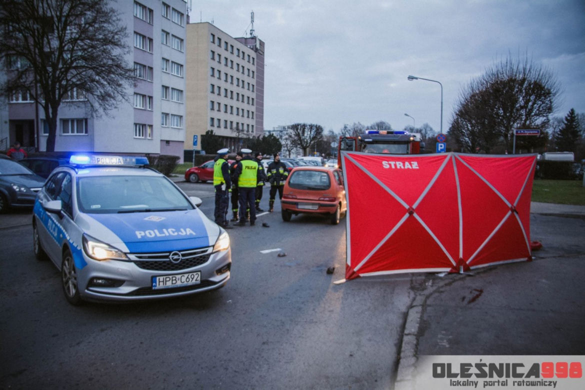 Śmiertelny wypadek w Oleśnicy