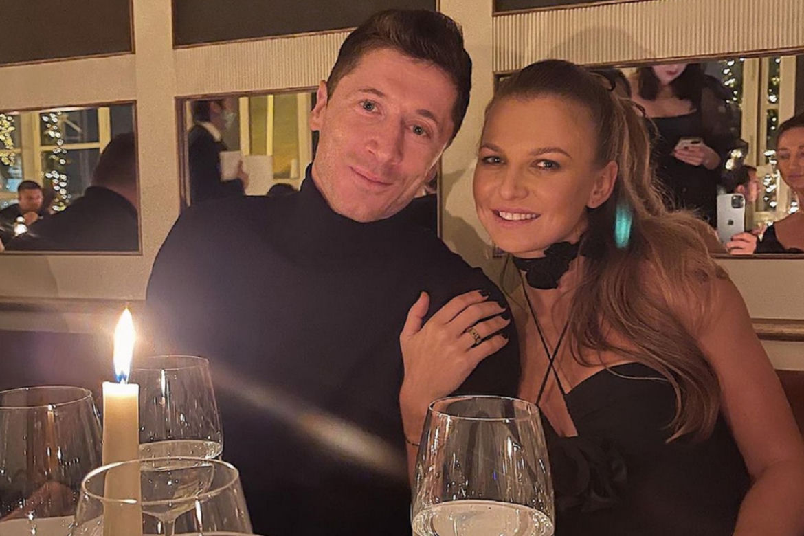 Złota Piłka 2021: Robert Lewandowski z Anią w Paryżu