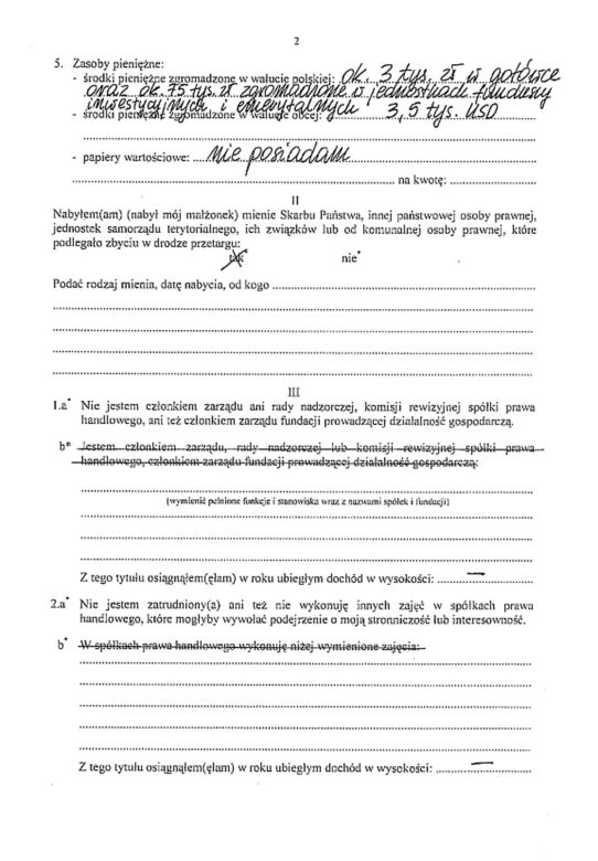 Oświadczenie
