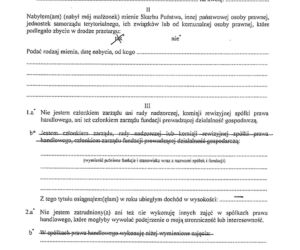 Oświadczenie