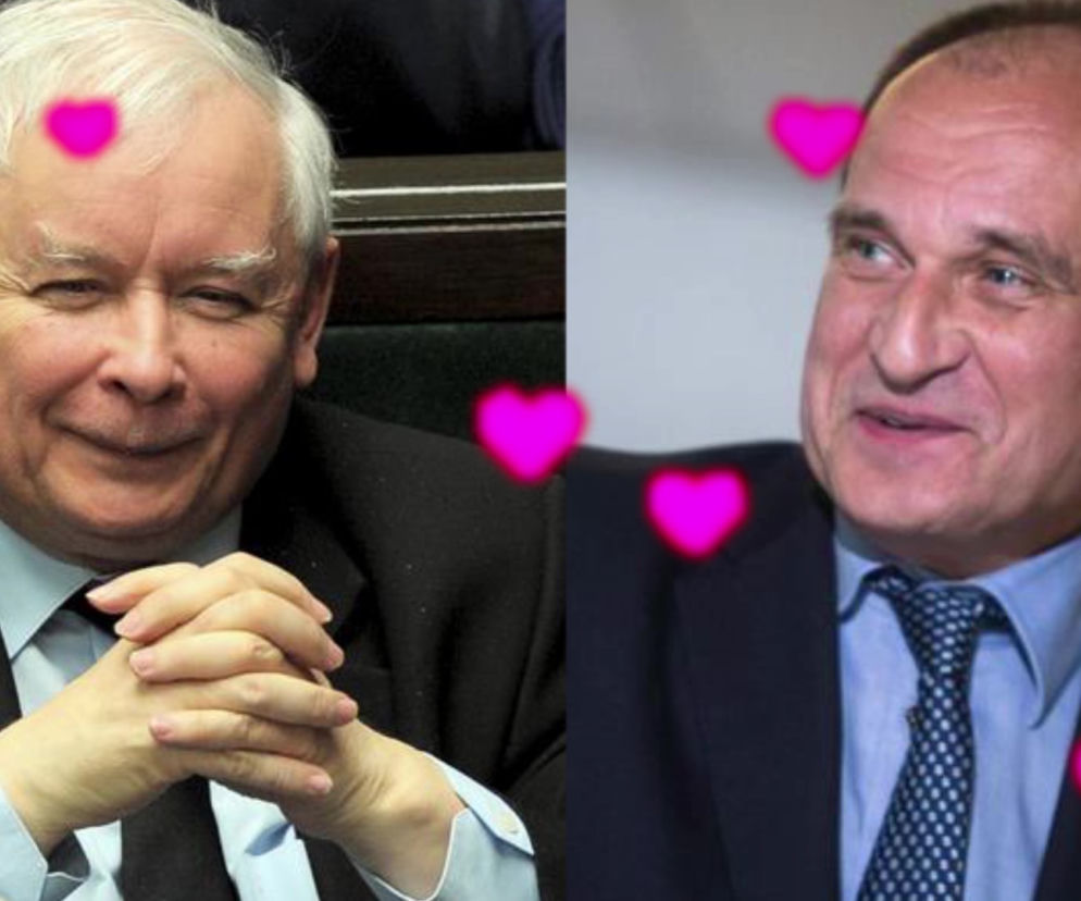 Paweł Kukiz i Jarosław Kaczyński.