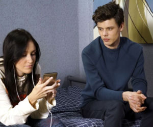 Barwy szczęścia, odc. 2058. Magda (Natalia Sierzputowska), Kacper (Jakub Szlachetka)