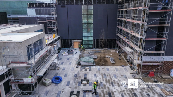 Budowa Szczecińskiego Domu Sportu - grudzień 2025