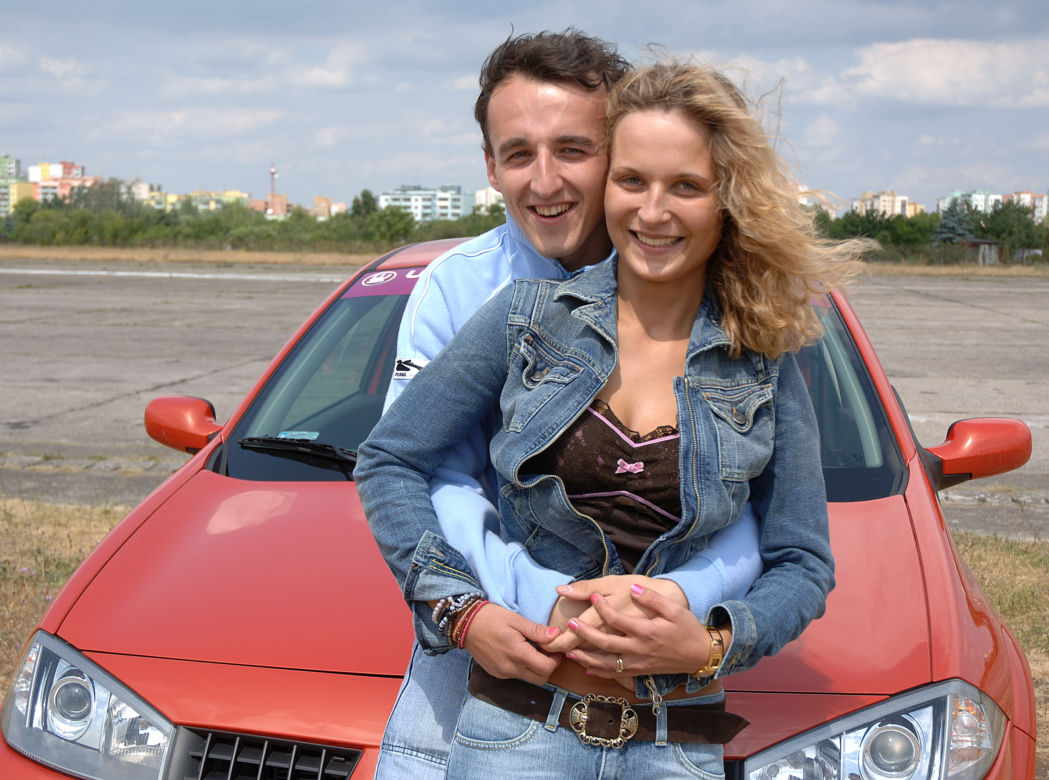Edyta Witas i Robert Kubica