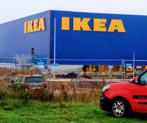Budowa sklepu IKEA w Szczecinie - październik 2020