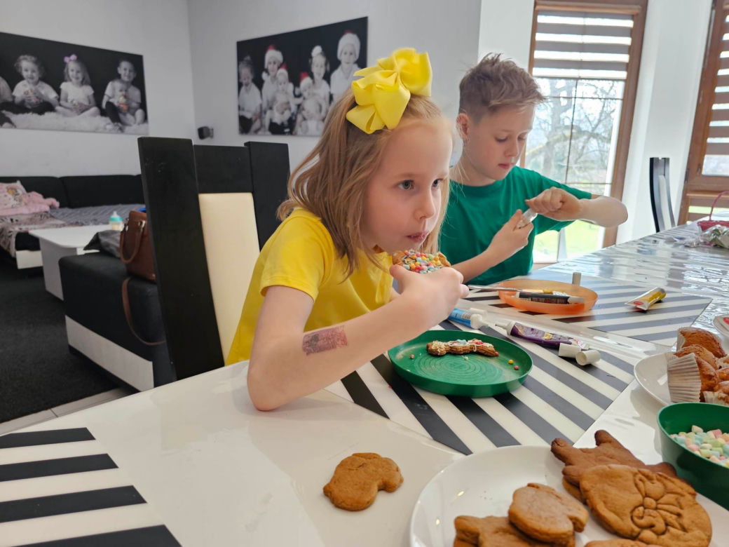 Tak rodzina wieloraczków z Podkarpacia przygotowuje się do Wielkanocy [GALERIA]