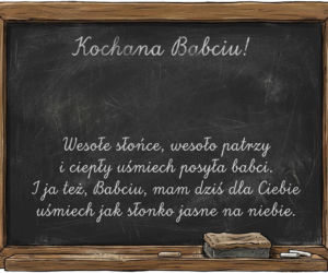 Kartka z życzeniami na Dzień Babci 2026