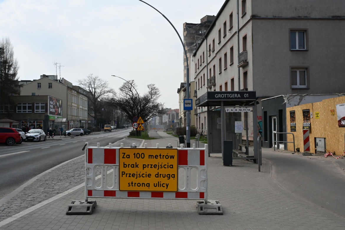 Utrudnienia związane z rozbiórką "Związkowca"