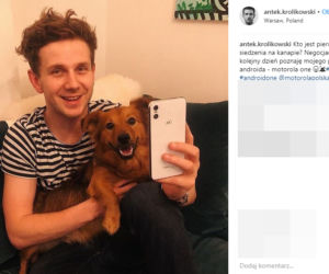 Julia Wieniawa ma nowego pieska Gustawa 