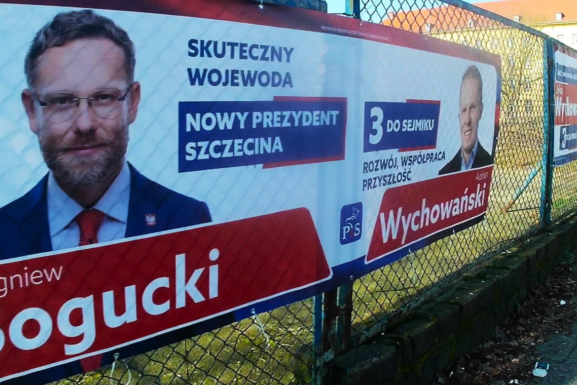 Przedwyborcza "baneroza" w Szczecinie