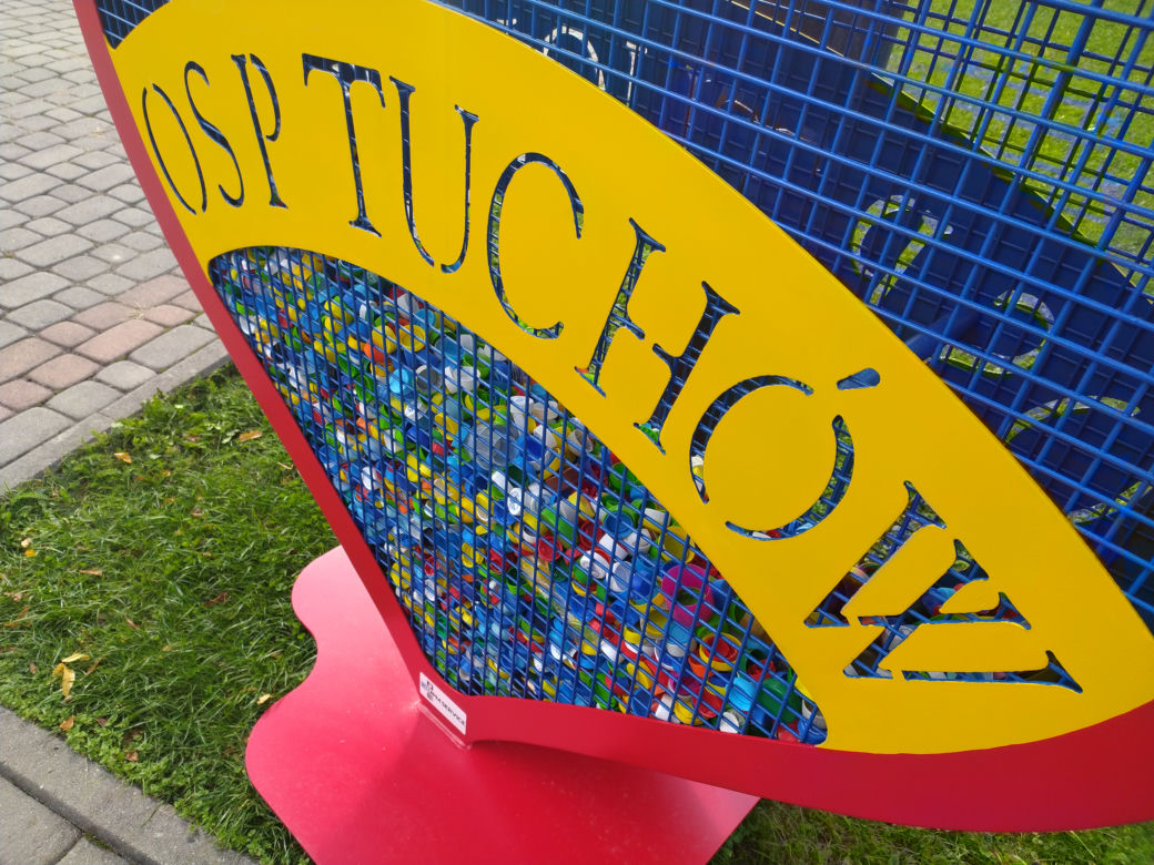 Serce na nakrętki w Tuchowie