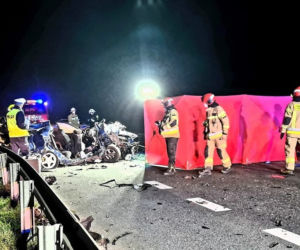 Koszmarny wypadek na granicy województw dolnośląskiego i opolskiego