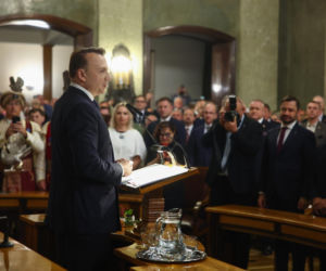Zaprzysiężenie Gibały. Emocje sięgały zenitu