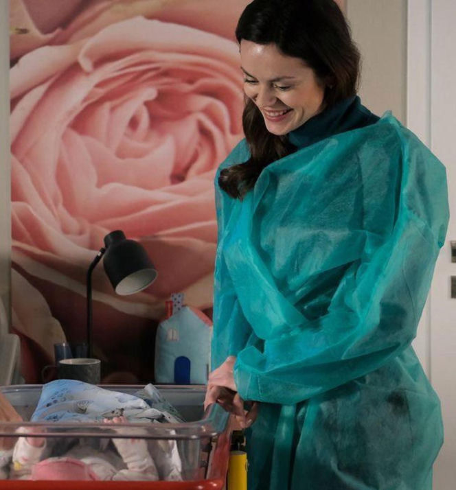 M jak miłość odc. 1808. Kasia (Paulina Lasota) i córka jej siostry Justyny