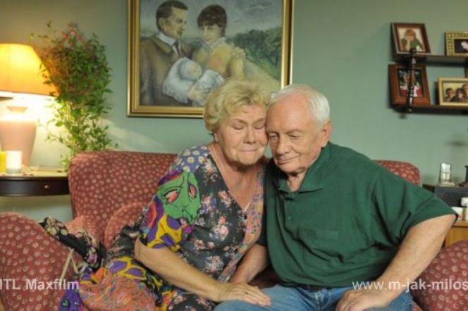 M jak miłość. Barbara (Teresa Lipowska) , Lucjan (Witold Pyrkosz) Mostowiakowie 