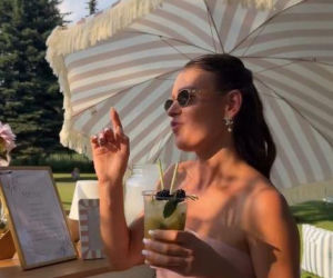 Klaudia Halejcio wyprawiła córce urodziny