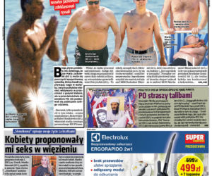 Jackowski nago na plaży