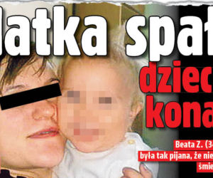 Matka spała dziecko konało