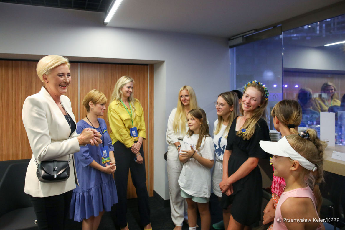 Agata Duda o Ukrainie
