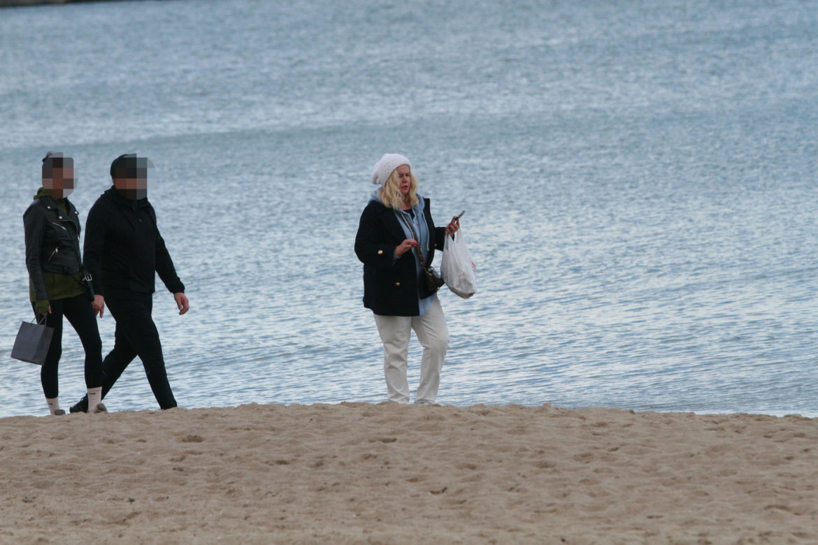 Morsy dorwały Joannę Kurowską na plaży