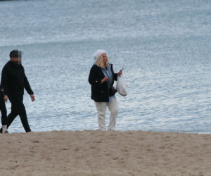 Morsy dorwały Joannę Kurowską na plaży