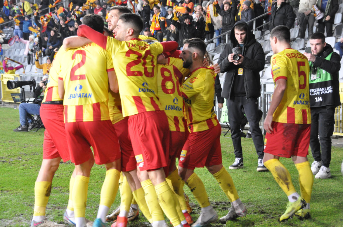 Korona Kielce - ŁKS Łódź w PKO BP Ekstraklasie. Zdjęcia z meczu