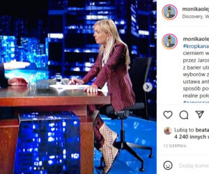 Monika Olejnik i jej dziwne buty