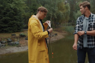 M jak miłość. Olek (Maurycy Popiel), Marcin (Mikołaj Roznerski)