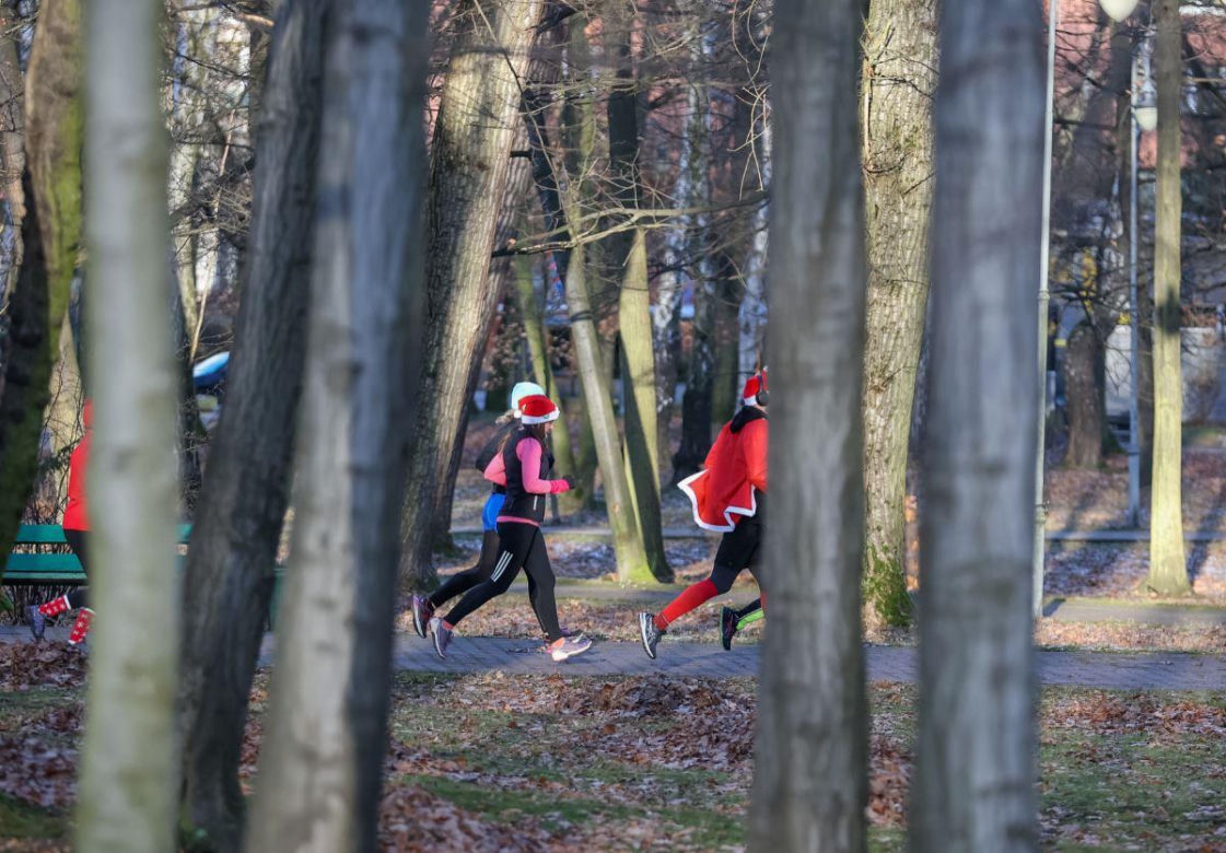 Parkrun Katowice w Parku Kościuszki