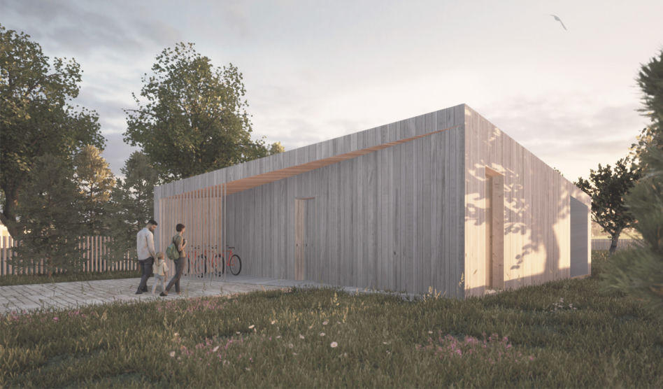 II nagroda w konkursie architektonicznym "Małe budownictwo - duże korzyści".  Autorka: Zlata Hrabtsevich