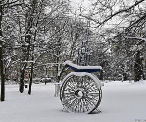 Zima 2021 w Sopocie. Kurort pod grubą warstwą śniegu 11.02.2021 r.