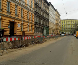 Przebudowa ulic w centrum Szczecina - marzec 2021