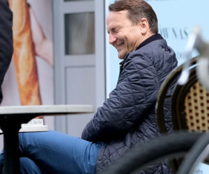 Radosław Sikorski z żoną Anną Applebaum