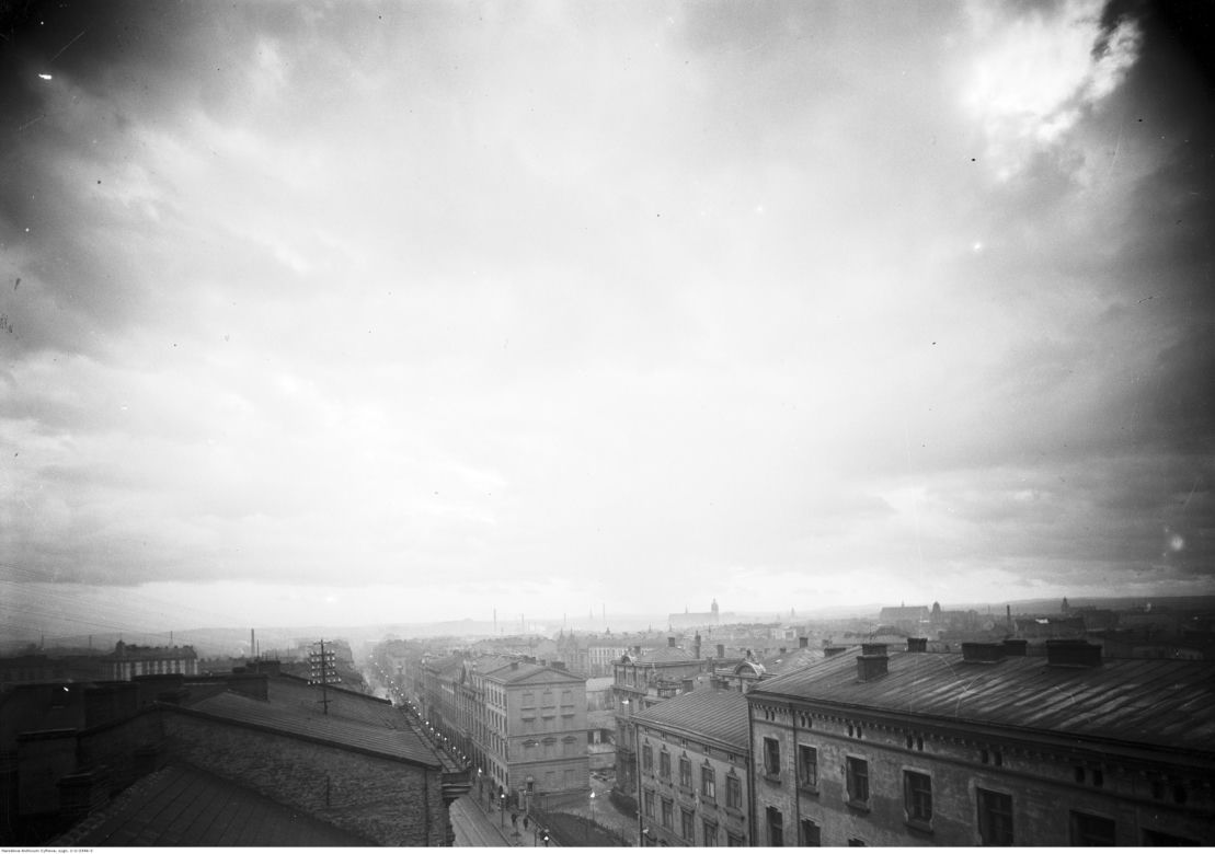 Panorama Krakowa 90 lat temu