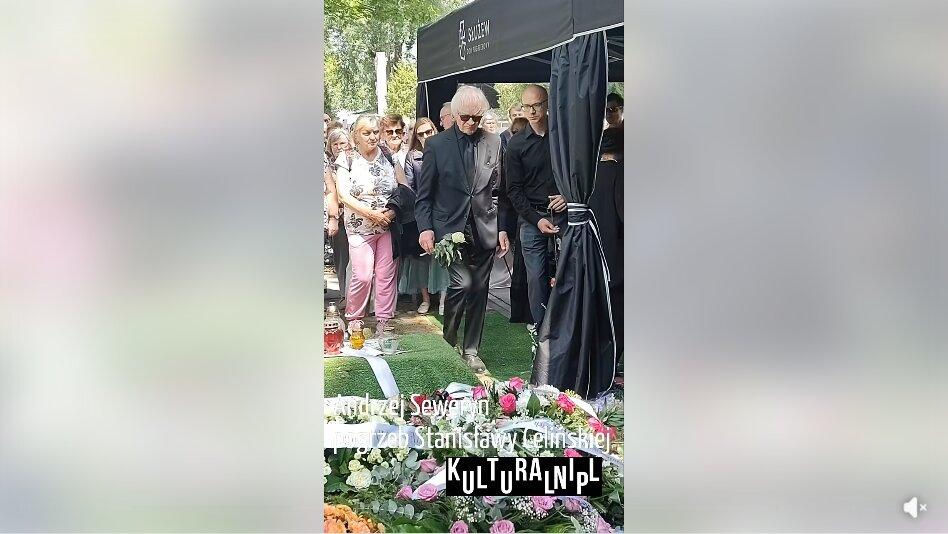 Dramatyczne chwile na pogrzebie Celińskiej! Seweryn nie wytrzymał emocji
