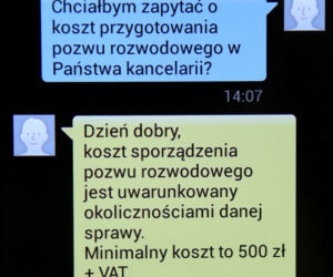 Rozwód z Kaczyńską za 500 zł