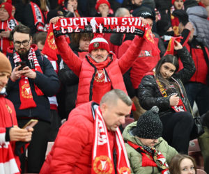 Widzew Łódź - Lech Poznań: Zdjęcia kibiców i zawodników z meczu 24. kolejki PKO BP Ekstraklasy