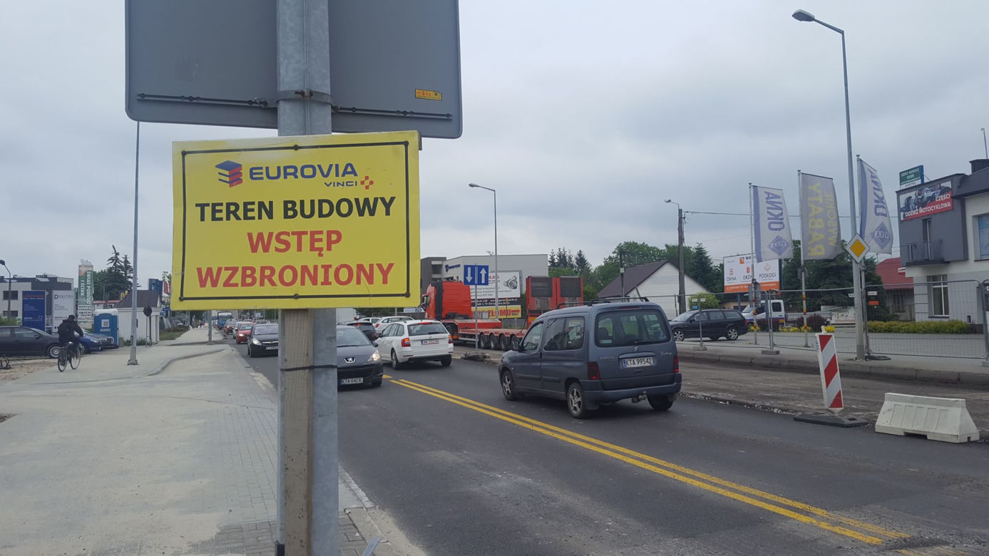 Trwa remont ulicy Krakowskiej w Tarnowie