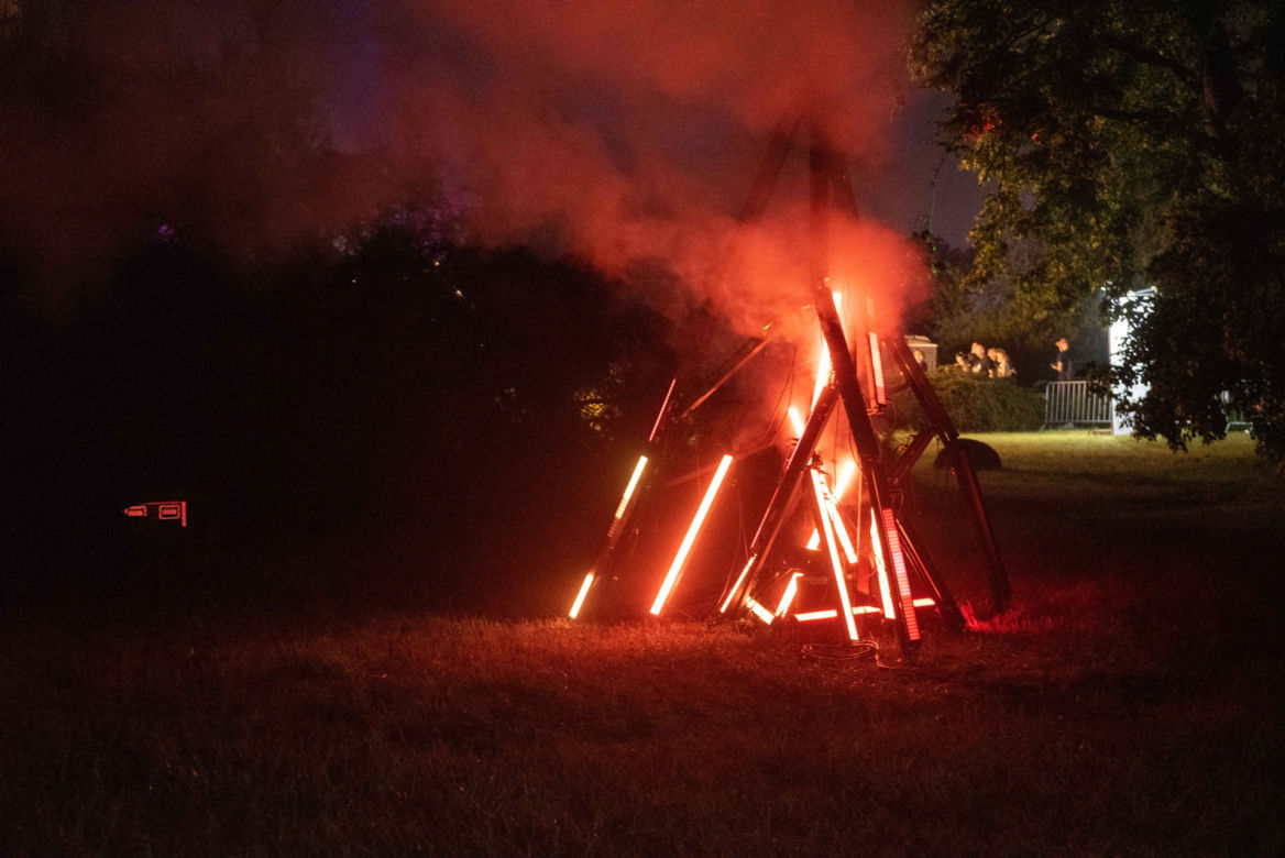 Kolejny Bella Skyway Festival czyli święto sztuki i światła. Jak na razie bez większych tłumów na Starówce