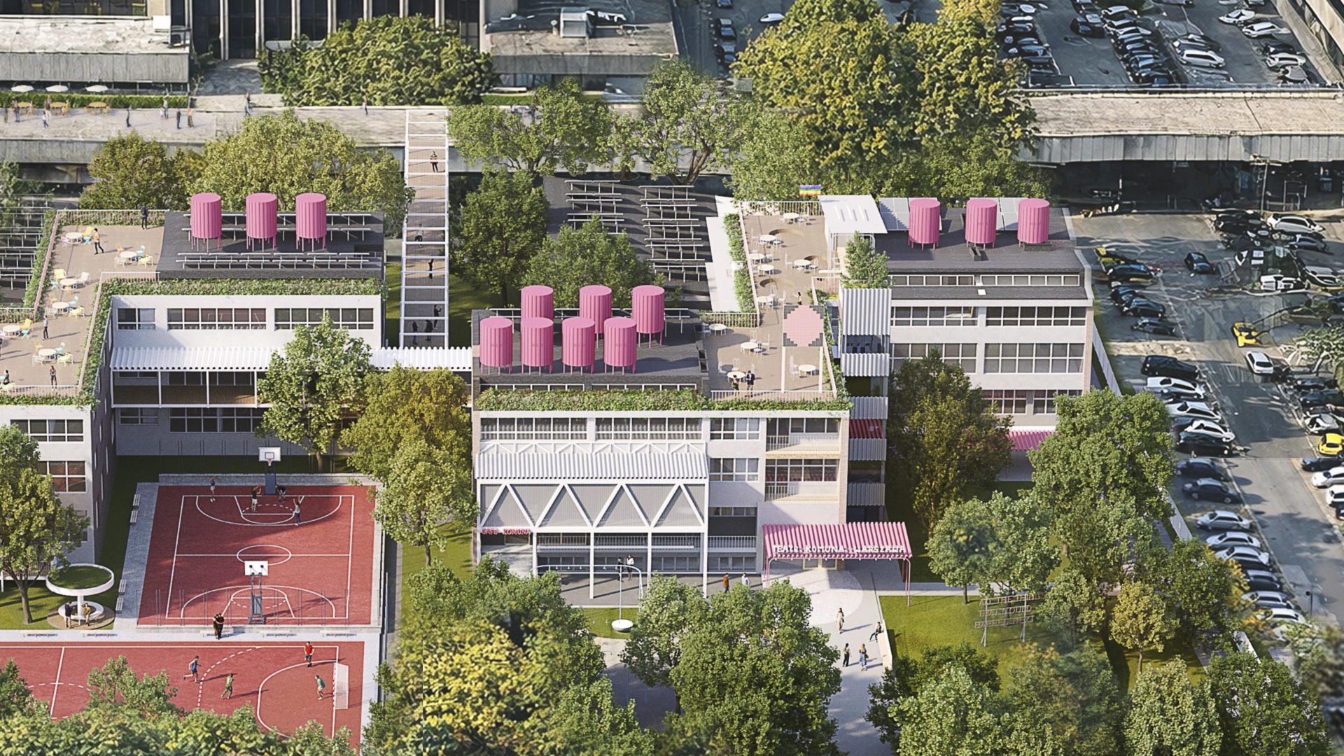 Koncepcja Kwartału społeczno-kulturalnego Emilii Plater 29-31