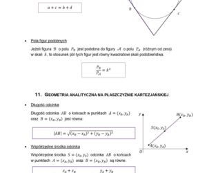 wzory matematyczne matura 2026