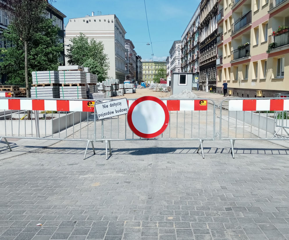 Przebudowa ulic w centrum Szczecina - maj 2020