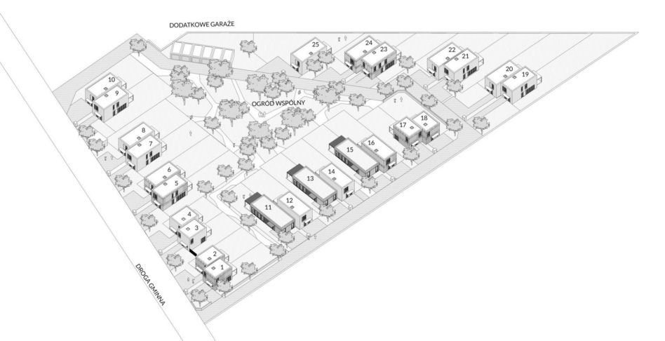 Nowa Niwnica: trwa budowa osiedla prefabrykowanych domów pod Nysą