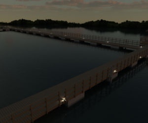 Pływające pomosty w Iłży! Nowa atrakcja tuż obok Świętokrzyskiego