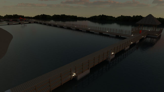 Pływające pomosty w Iłży! Nowa atrakcja tuż obok Świętokrzyskiego