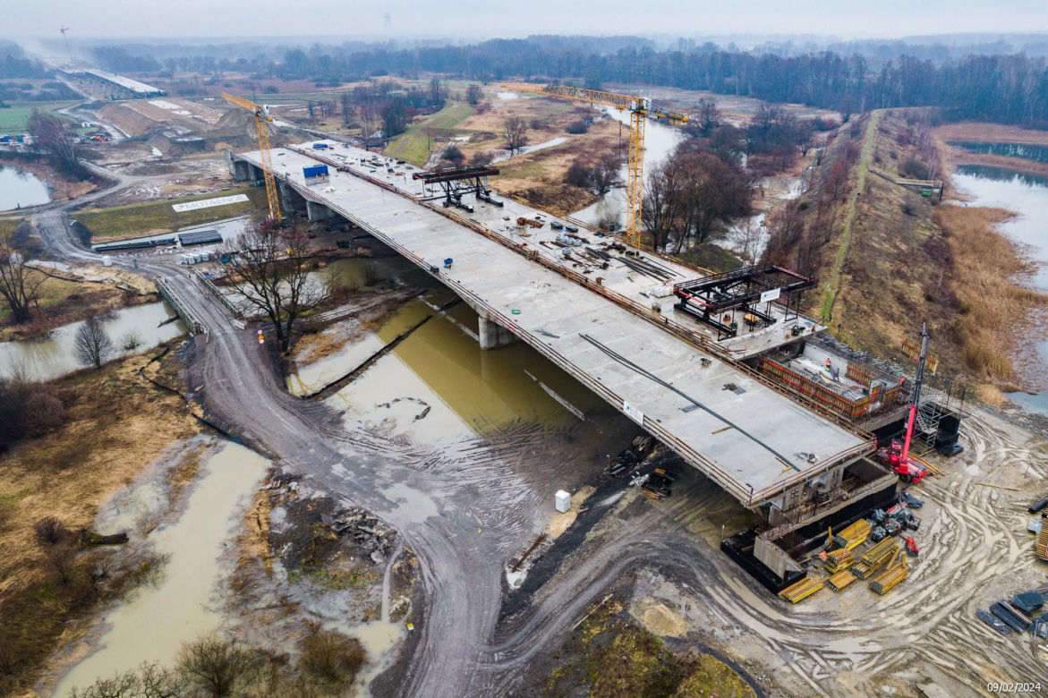 Budowa S1 Oświęcim - Dankowice LUTY 2024